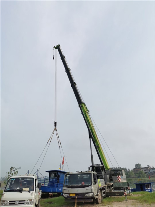 农安县桥梁建设吊装案例